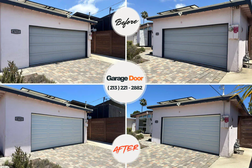 Before and after: garage door company Julesburg, CO